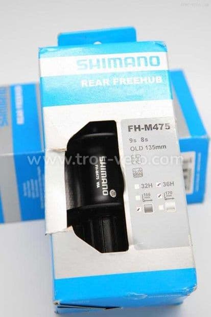 Moyeu shimano m 475 170mm 36t - 1