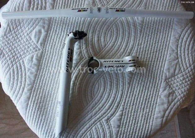 Kit cintre/potence/tige de selle ritchey wcs neuf ! - 1