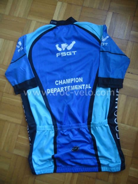 Maillot MC champion departemental TM (2 bleus) - 2