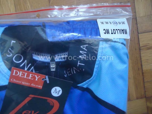 Maillot MC champion departemental TM (2 bleus) - 3