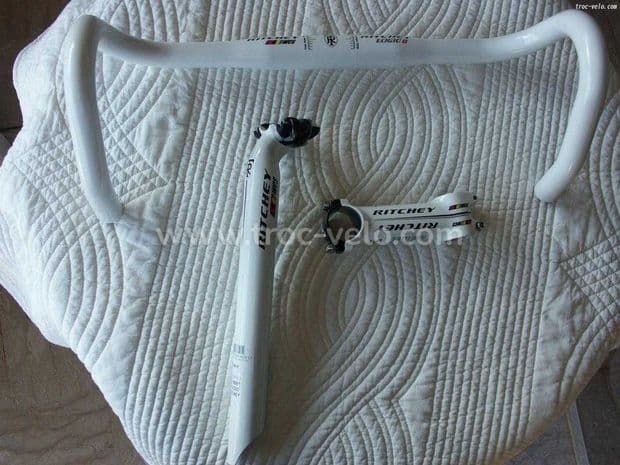 Kit cintre/potence/tige de selle ritchey wcs neuf ! - 1