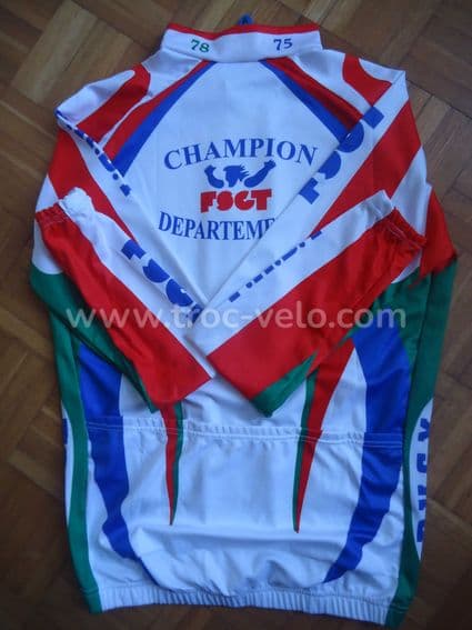 Maillot ML champion departement TM 78/92 - 3