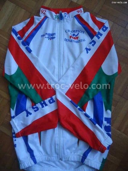 Maillot ML champion departement TM 78/92 - 1