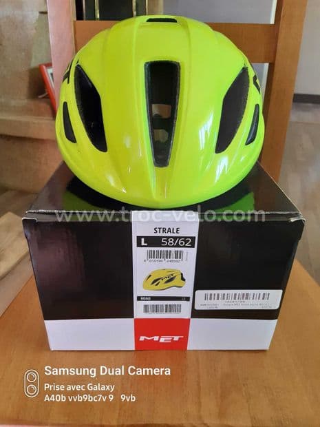 Casque Met fluo - 1