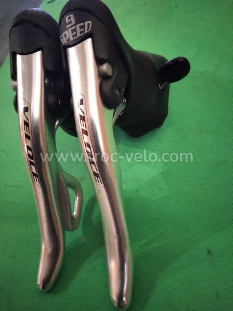 Manette CAMPAGNOLO Veloce 9v compatible 2 ou 3 Plateaux - 2