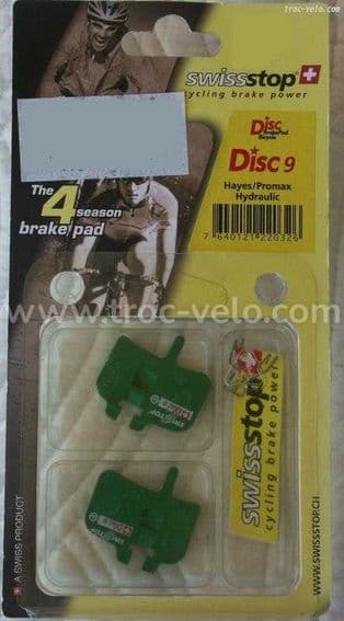 Plaquettes vtt swissstop disc 9 hayes/promax neuves ! - 1