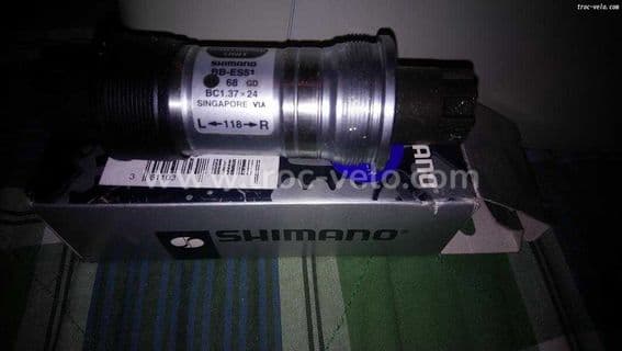 Shimano bb-es51 axe de pédalier 68 mm, bsa - 1