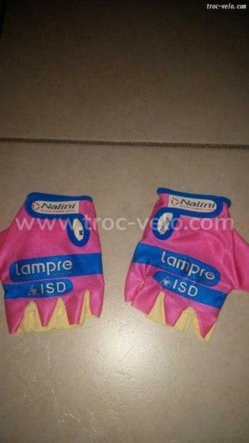 Tenue vélo cycliste gants lampre pro neuf.  - 1