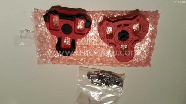 Cales garmin look keo rouge 6° neuves - 1