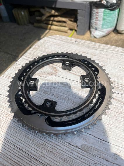 KIT Plateau dura ace 53X39  dents 9000 shimano 11 TBE - 3