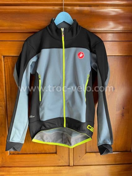 Veste Castelli mortirolo 5 gris/noir - 1
