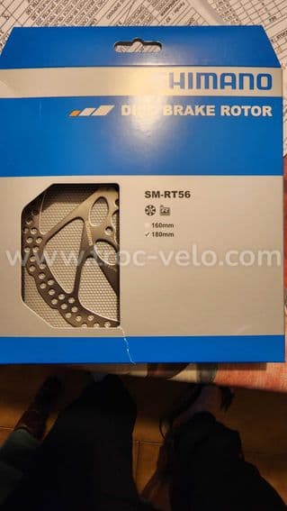 Disque shimano smrt56 180 6 trous - 1