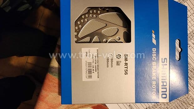 Disque shimano smrt56 160 6 trous - 1