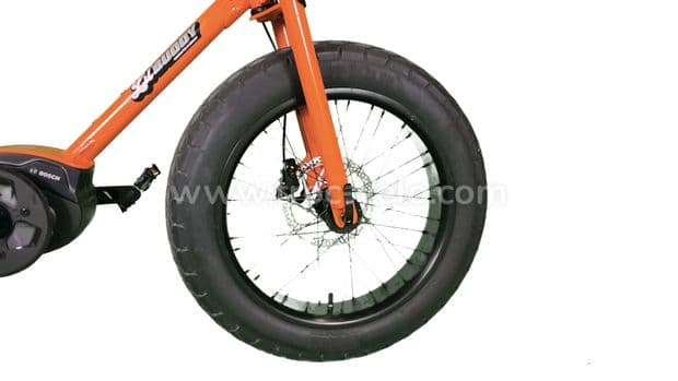 Ruff Cycles Lil' Buddy Orange - Beach Cruiser électrique reconditionné - 4