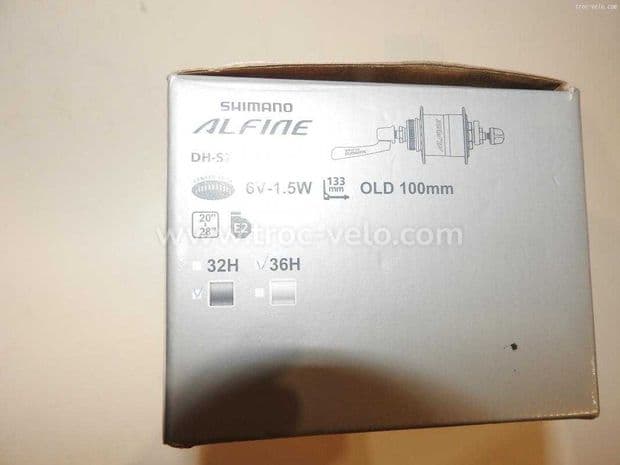 Moyeux dynmo shimano alfine dhs 701 - 3