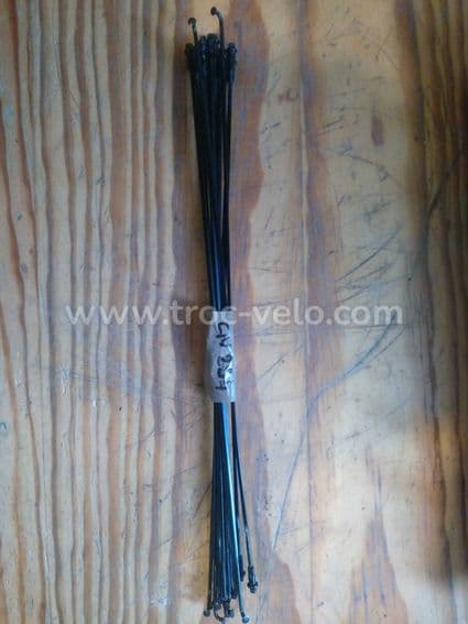 rayons cn spoke aero 424 coudés - 23 en 284 mm + écrou dt prolock - 2