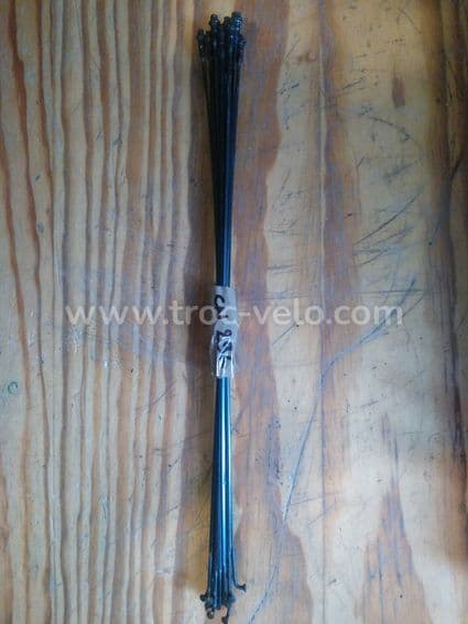 rayons cn spoke aero 424 coudés - 23 en 284 mm + écrou dt prolock - 3