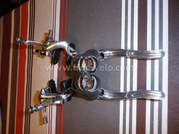ensemble Shimano 105 vintage (leviers étriers patins de frein) - 5
