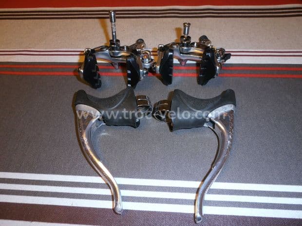 ensemble Shimano 105 vintage (leviers étriers patins de frein) - 4