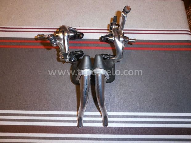 ensemble Shimano 105 vintage (leviers étriers patins de frein) - 6