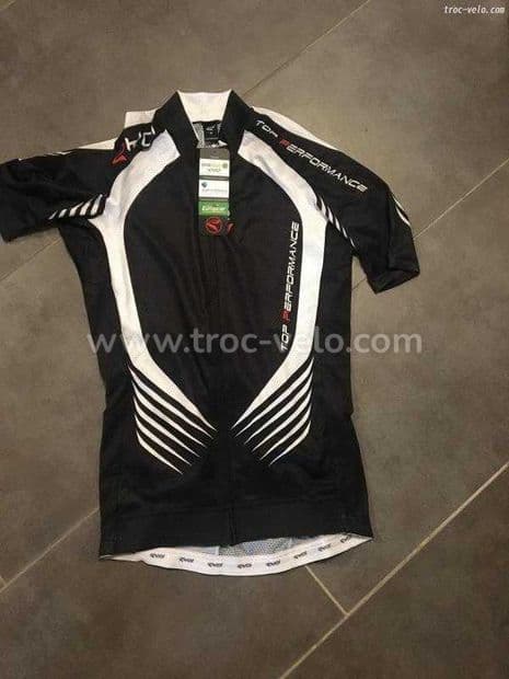 Maillot vélo ekoi noir - 1