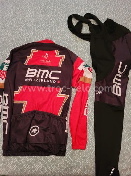 Tenue cycliste complète d'hiver BMC (veste + collant long) - 2
