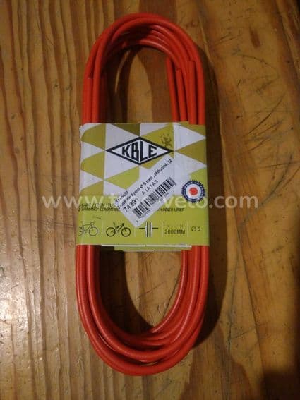 gaine frein kable téflonnée rouge 2 m - 1