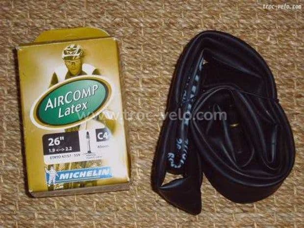 Paire chambre michelin latex decathlon - 1