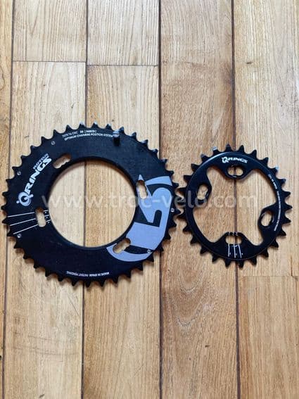 Paire de plateaux ROTOR QRING VTT - 1