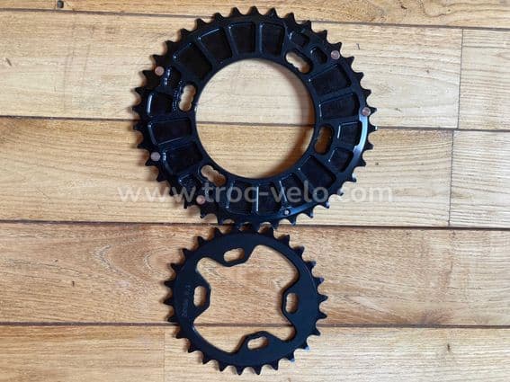 Paire de plateaux ROTOR QRING VTT - 2