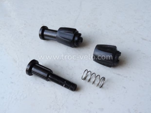 Butées de gaines de dérailleurs acier noir 5mm (la paire) - 6