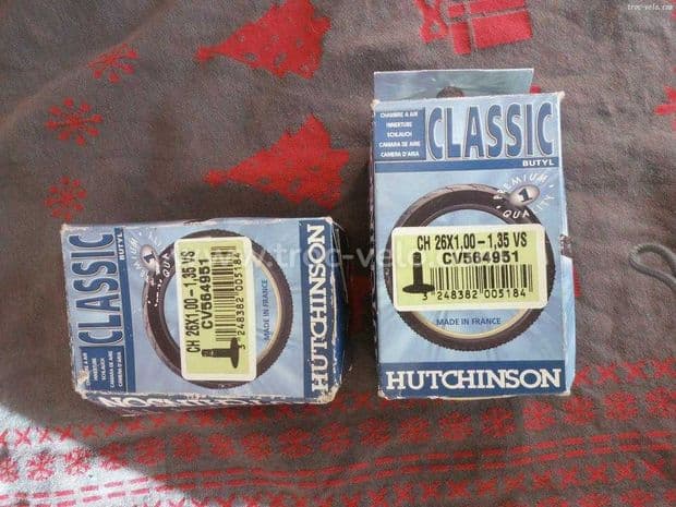 Lot de 2 ch a air calssic butyl 26-1/1.35 - 1