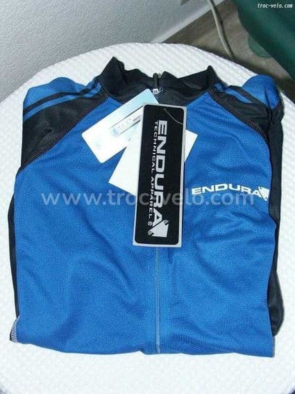 Maillot homme endura fs260-pro bleu taille l neuf ! - 3