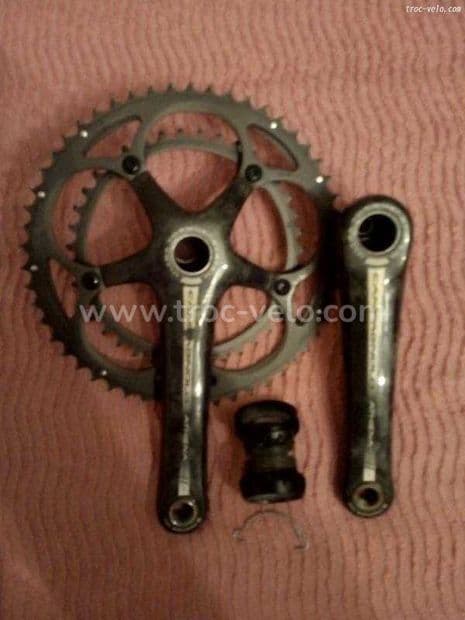 Pédalier carbone athéna 11v 53/39 172.5mm+cuv - 1