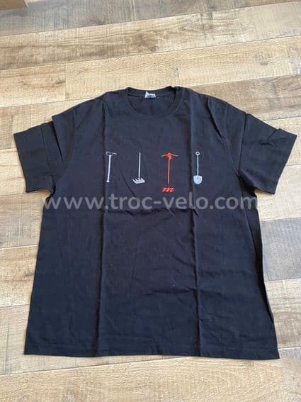 Tee shirt noir manitou taille XL - 1