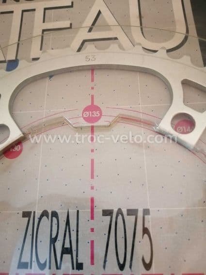 Plateau Route SPECIALITE TA Vintage NOS 144mm Zicral 53t  - 2