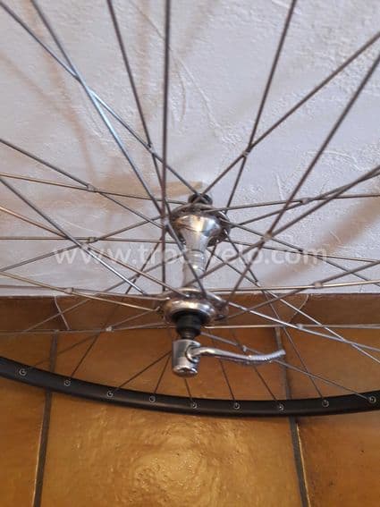 Roue avant 36 rayons moyeu Campagnolo Record - 1