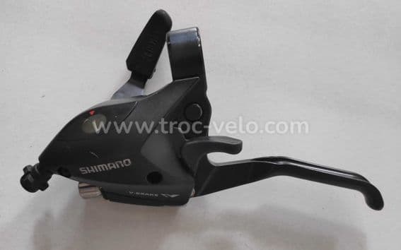 Manette frein/3 plateaux Shimano ST-EF50-L - 1