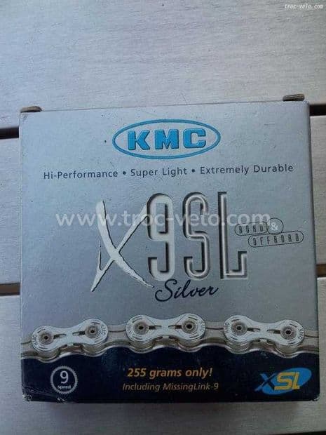 Lot 3 chaînes kmc x9 sl - 1
