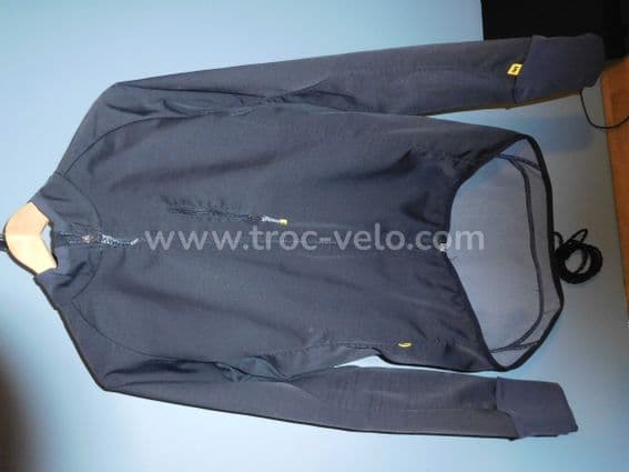 Veste Hiver Mavic Taille L noire très bon état (3 poches arrière + une poche avant zippée) - 1