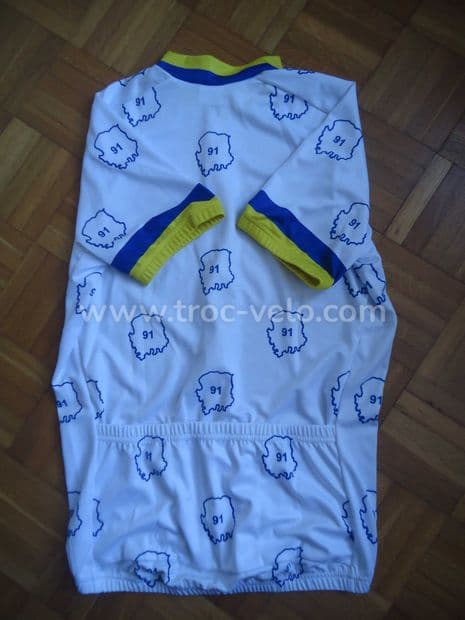 Maillot MC champion departemental TS Blanc - 2