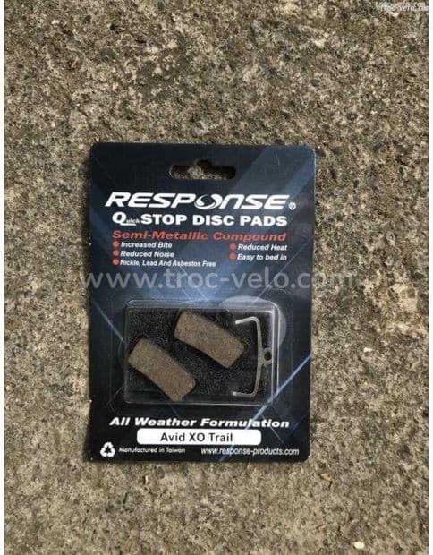 Plaquettes response xo trail - 1