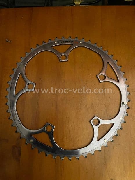 PLATEAU CAMPAGNOLO UD 10V GRIS 53 dents.   Livraison offerte !  - 1