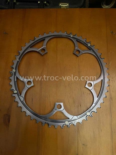 PLATEAU CAMPAGNOLO UD 10V GRIS 53 dents.   Livraison offerte !  - 2