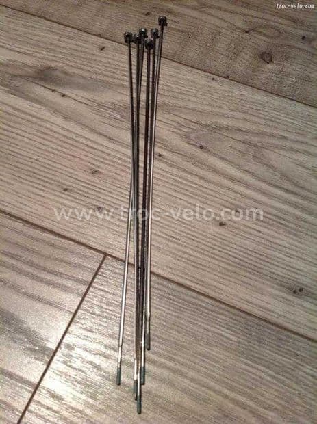 Rayons plat SHIMANO couleur argent - 1