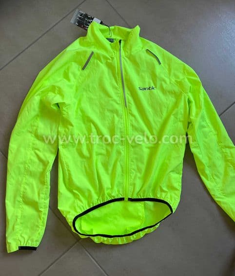 Veste pluie Santic waterproof S/XS - Neuve - 1