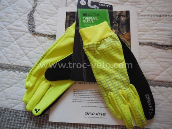 CRAFT BE -ACTIVE THERMAL GLOVE T  XXL  SOIT 9 - 3