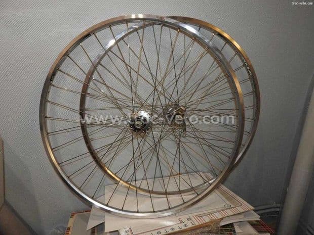 Paire de roues moyeu vo grand cru - 1