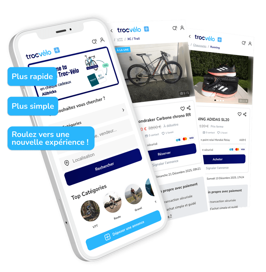 Velo Rack Troc Vélo - N°1 des annonces vélo et matériel cycliste et outdoor