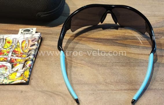 Lunettes "Oakley Radar" noir pailleté & écran Livestrong - 5